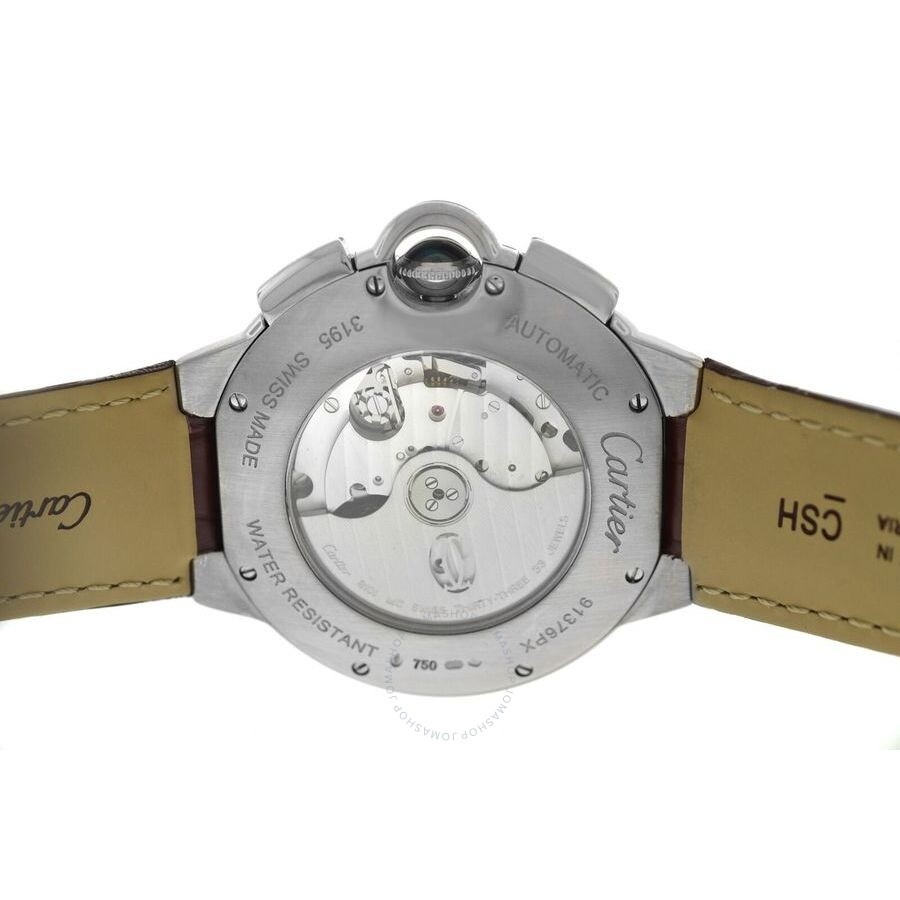 Pre-owned Cartier Ballon Bleu Chronograph Automatic Silver Dial Men's Watch W6920005 - 4