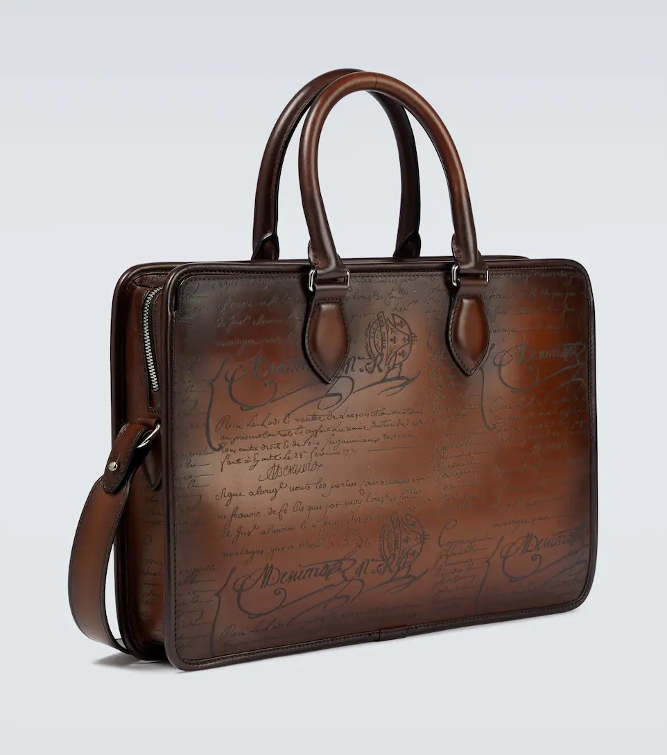 Un Jour leather briefcase - 5