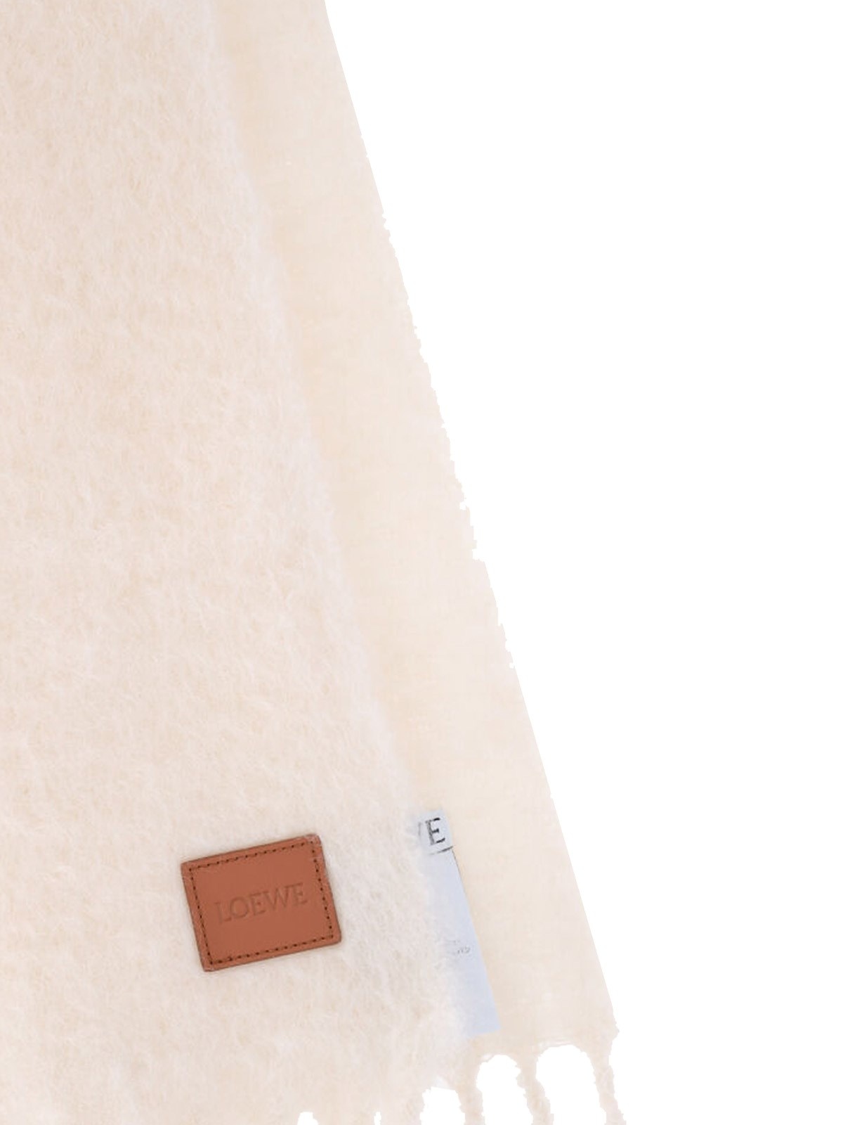 WOOL AND MOHAIR LOGO SCARF - 2