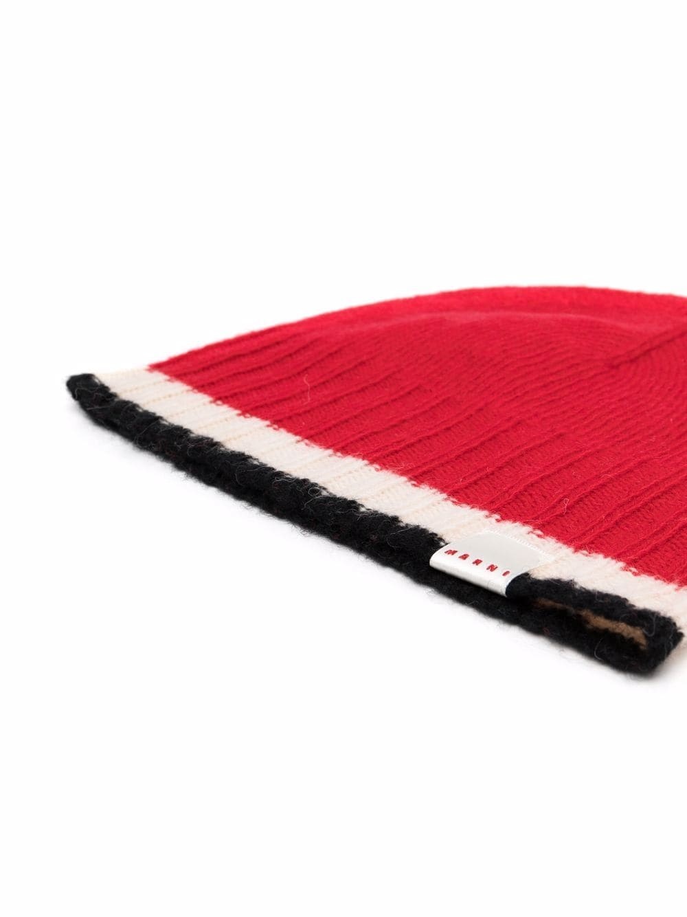 stripe-trim beanie - 2