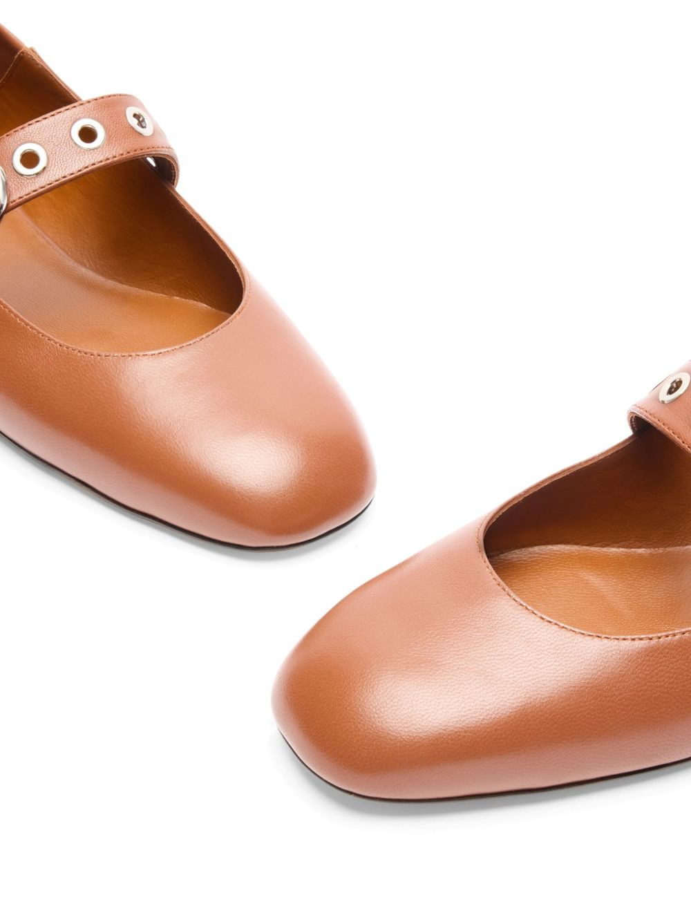 Supermoto Mary Jane buckle-detail ballet flats - 5