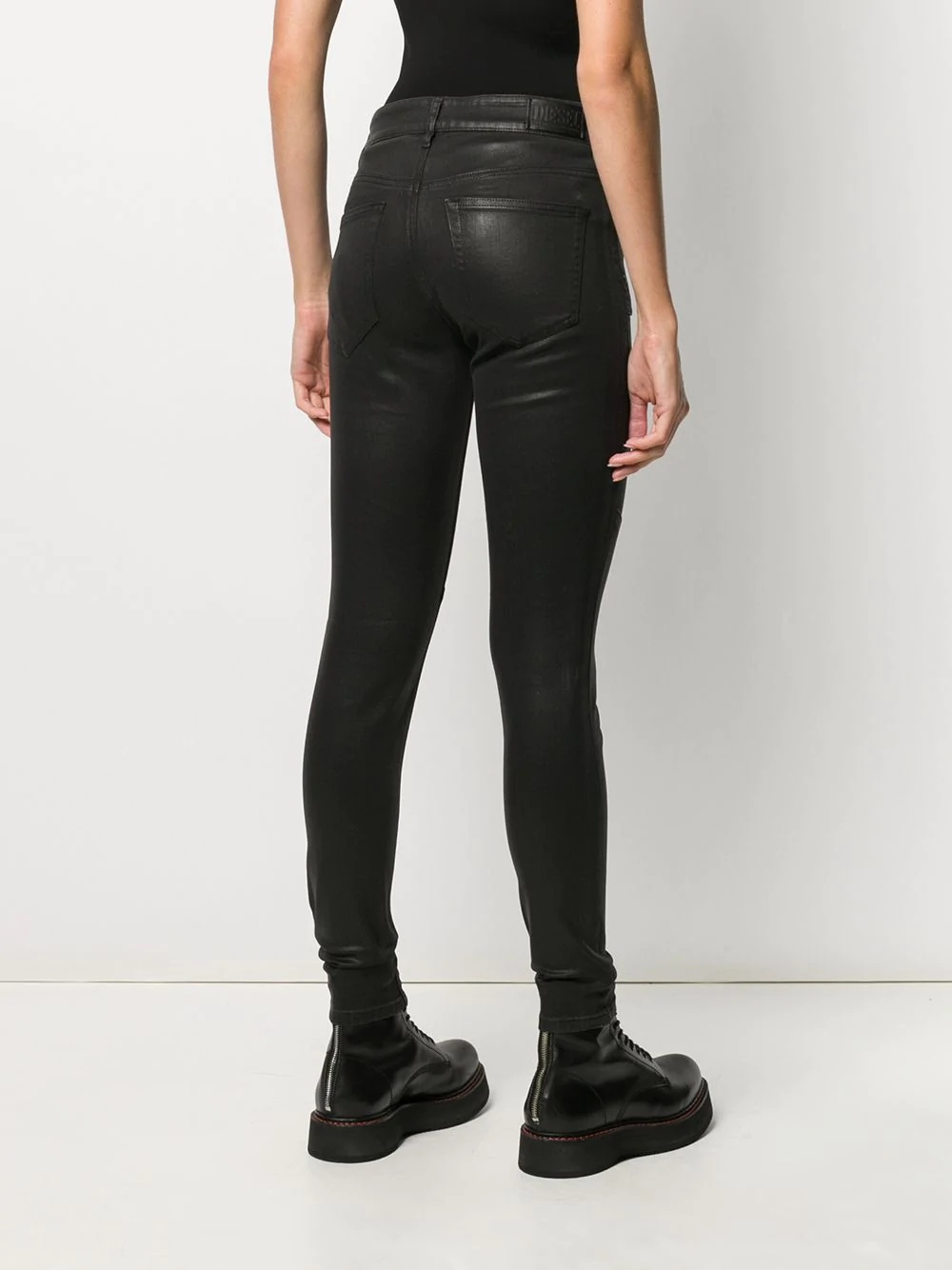 Slandy super skinny waxed jeans - 4