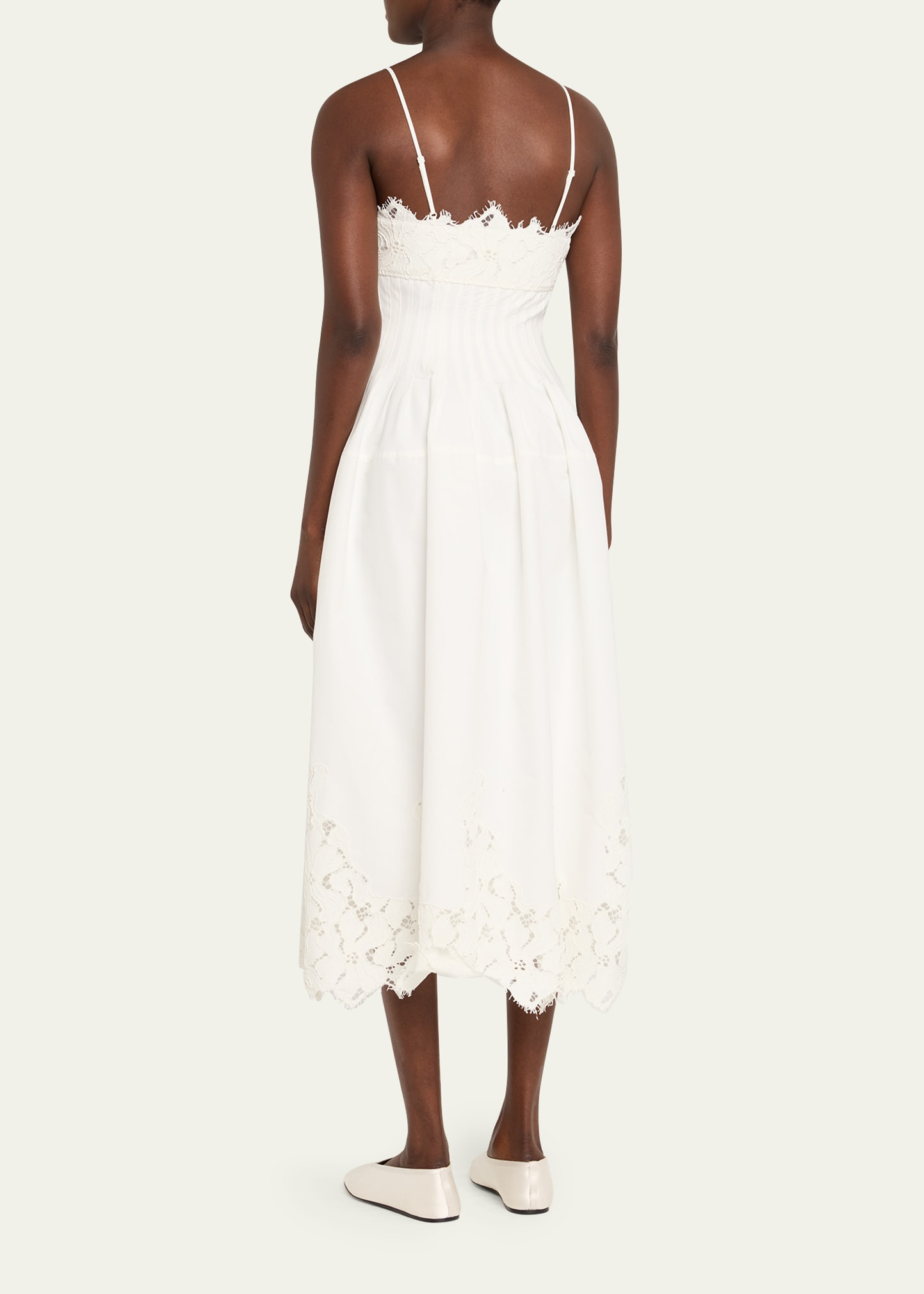 Lilianna Sleeveless Lace Midi Dress - 3