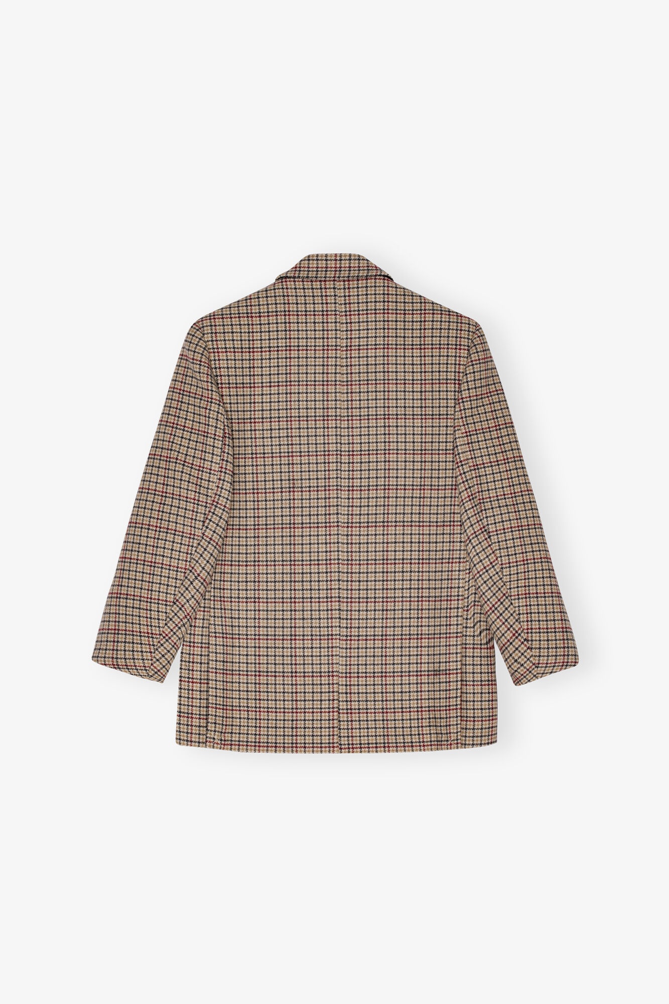 CHECK BOXY BLAZER - 2