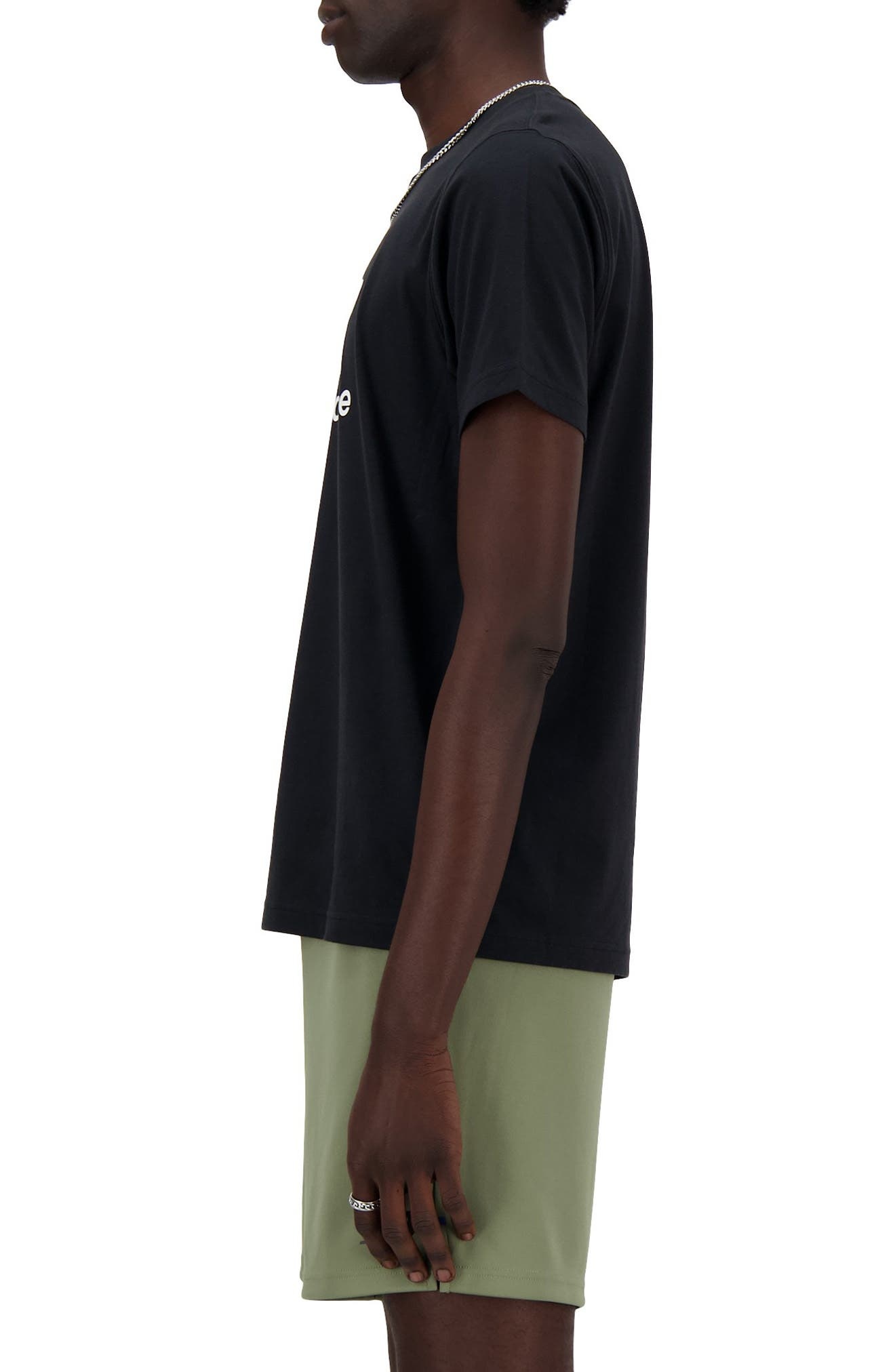 New Balance Sport Essentials Logo Graphic T-Shirt in Black at Nordstrom - 3