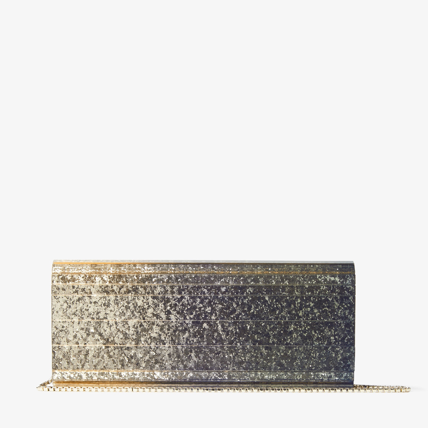 Sweetie
Peacock Triple Dégradé Glitter Acrylic Clutch Bag - 8