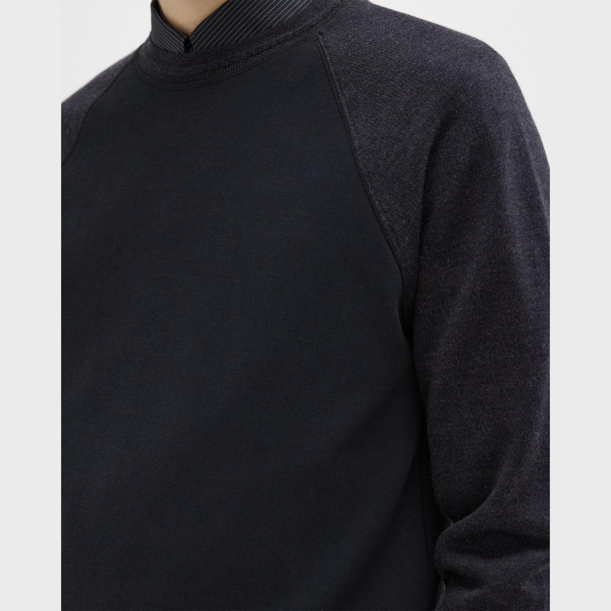 Scuba-Wool Combo Sweatshirt - 4