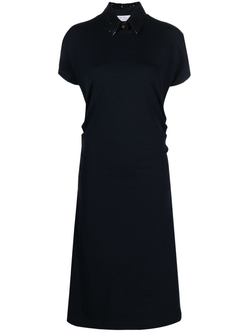 sequin-embellished midi dress 1