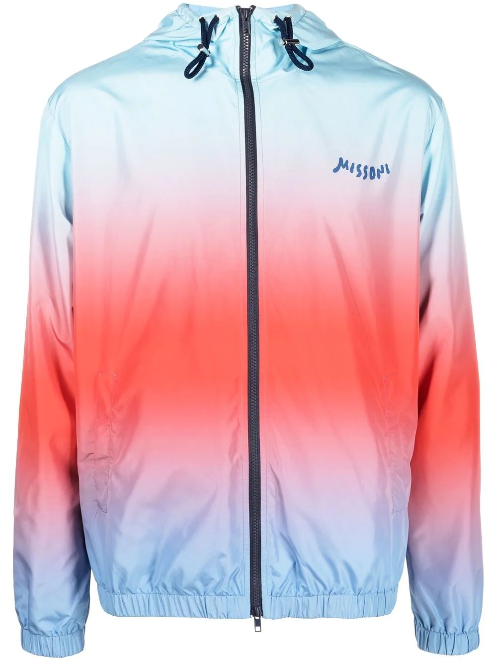 tie-dye zip-up jacket - 1