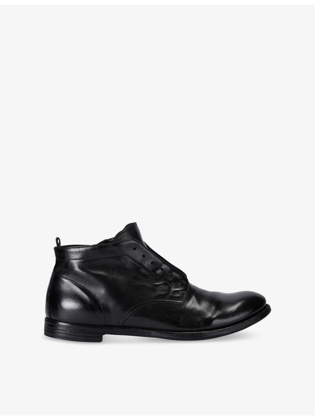 Arc No-Lace Leather Boots - 1