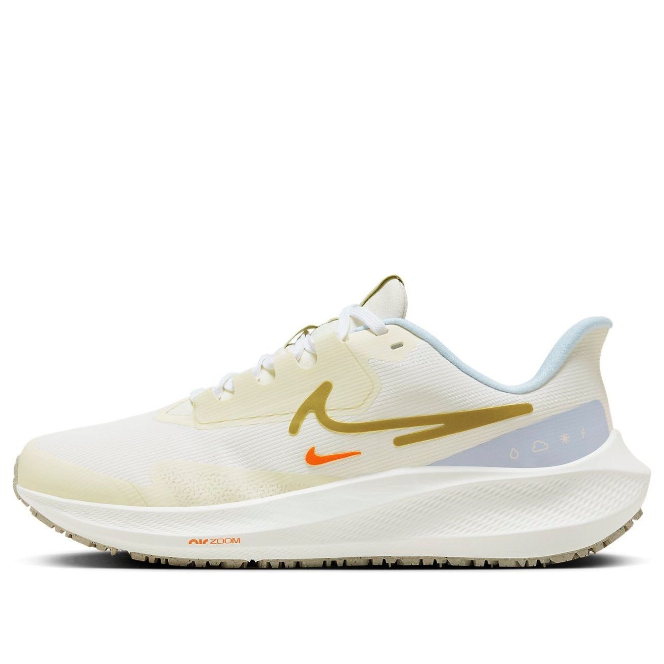 (WMNS) Nike Air Zoom Pegasus Shield Road Running Shoes 'Pale Ivory White Gold' FV8112-171 - 1