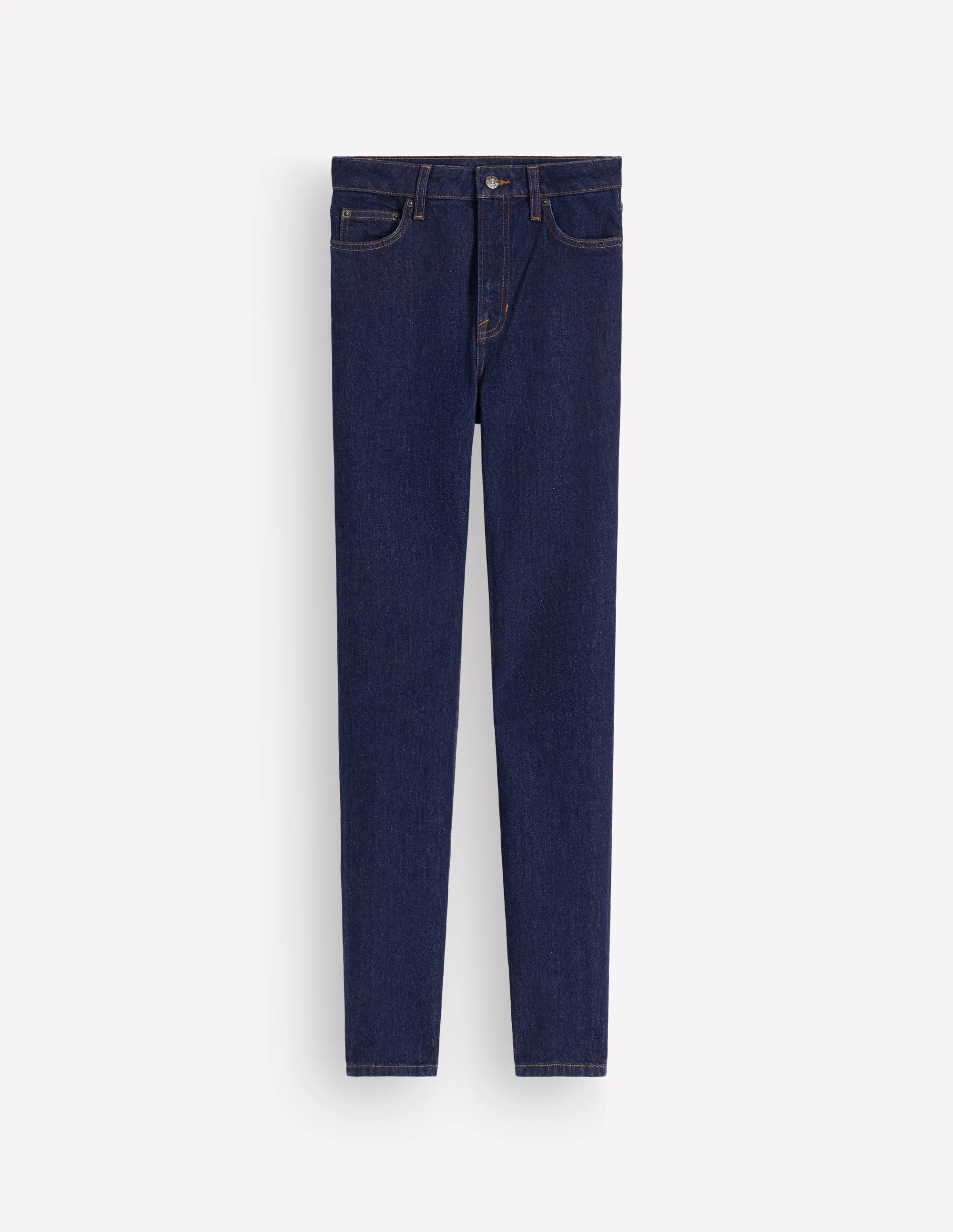 High Rise Slim Jeans-Indigo - 1