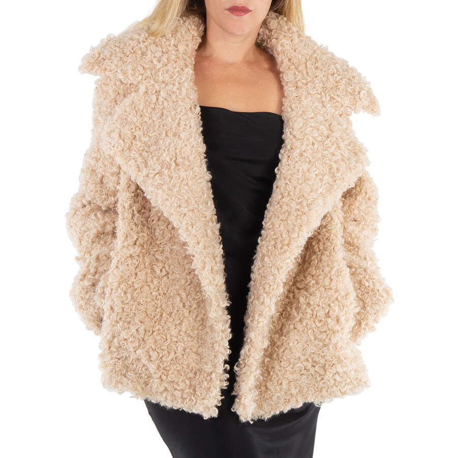 Stella Mccartney Cropped Faux-Fur Coat - 3