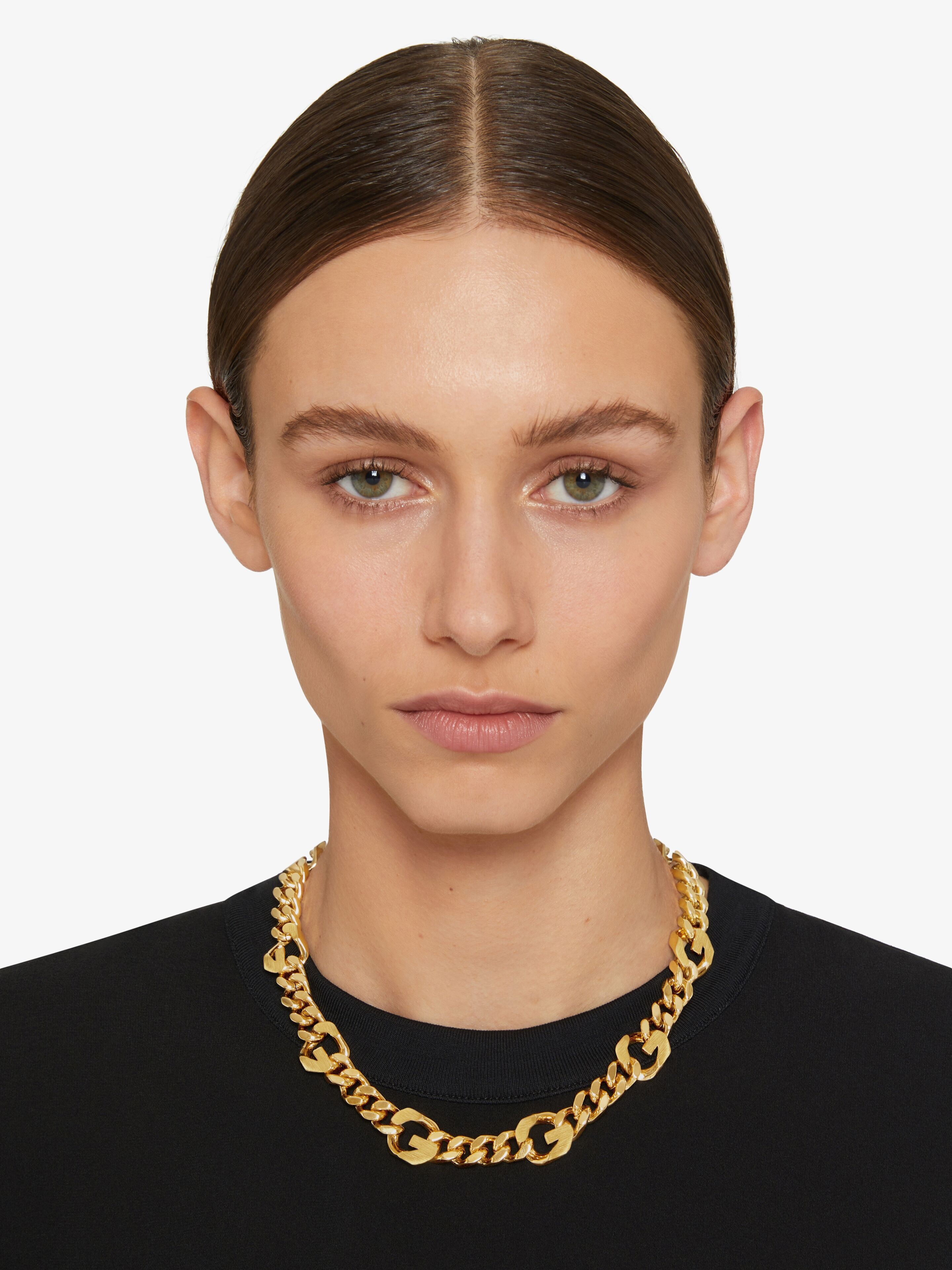 G CHAIN NECKLACE IN METAL - 3