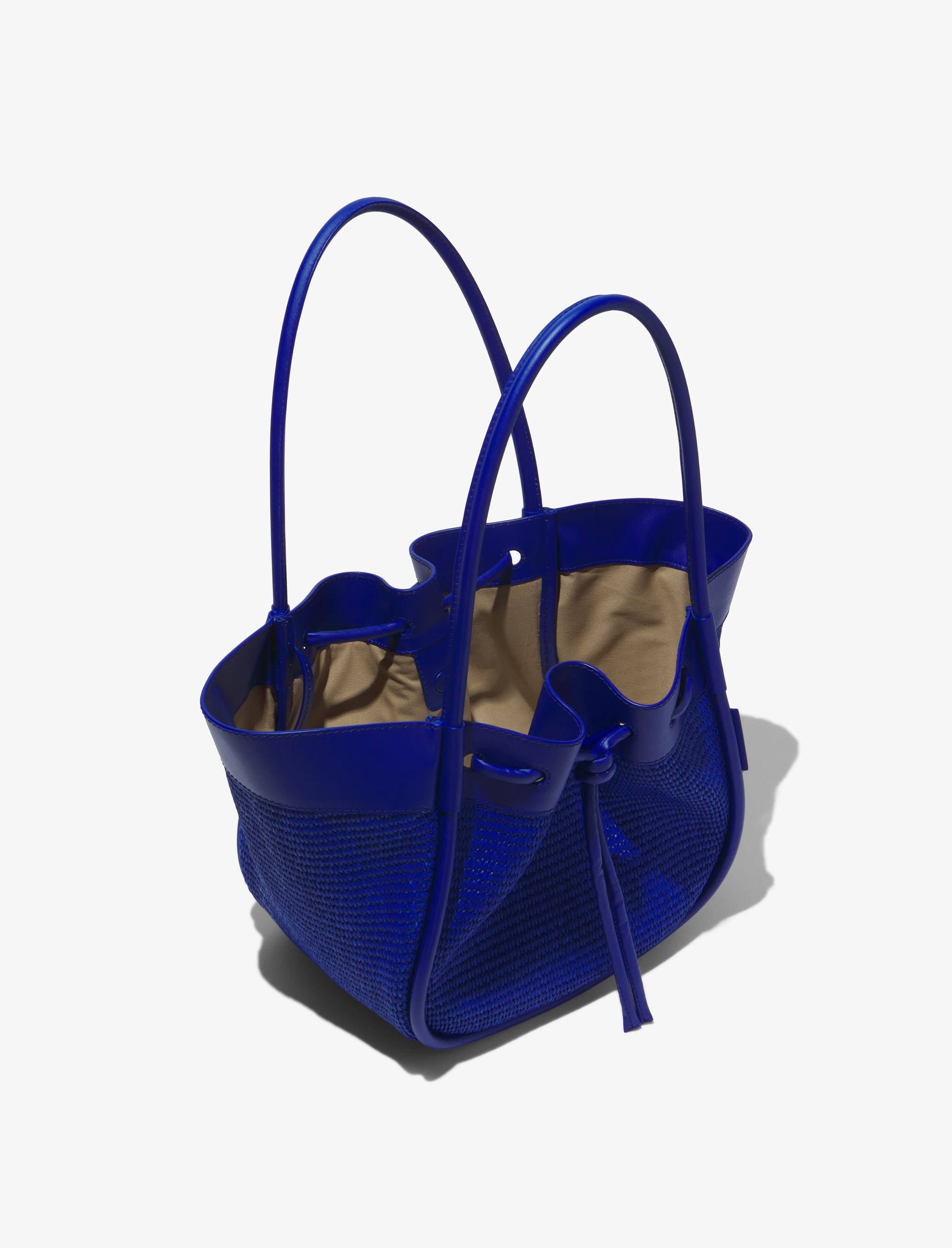 Raffia Ruched Tote - 5
