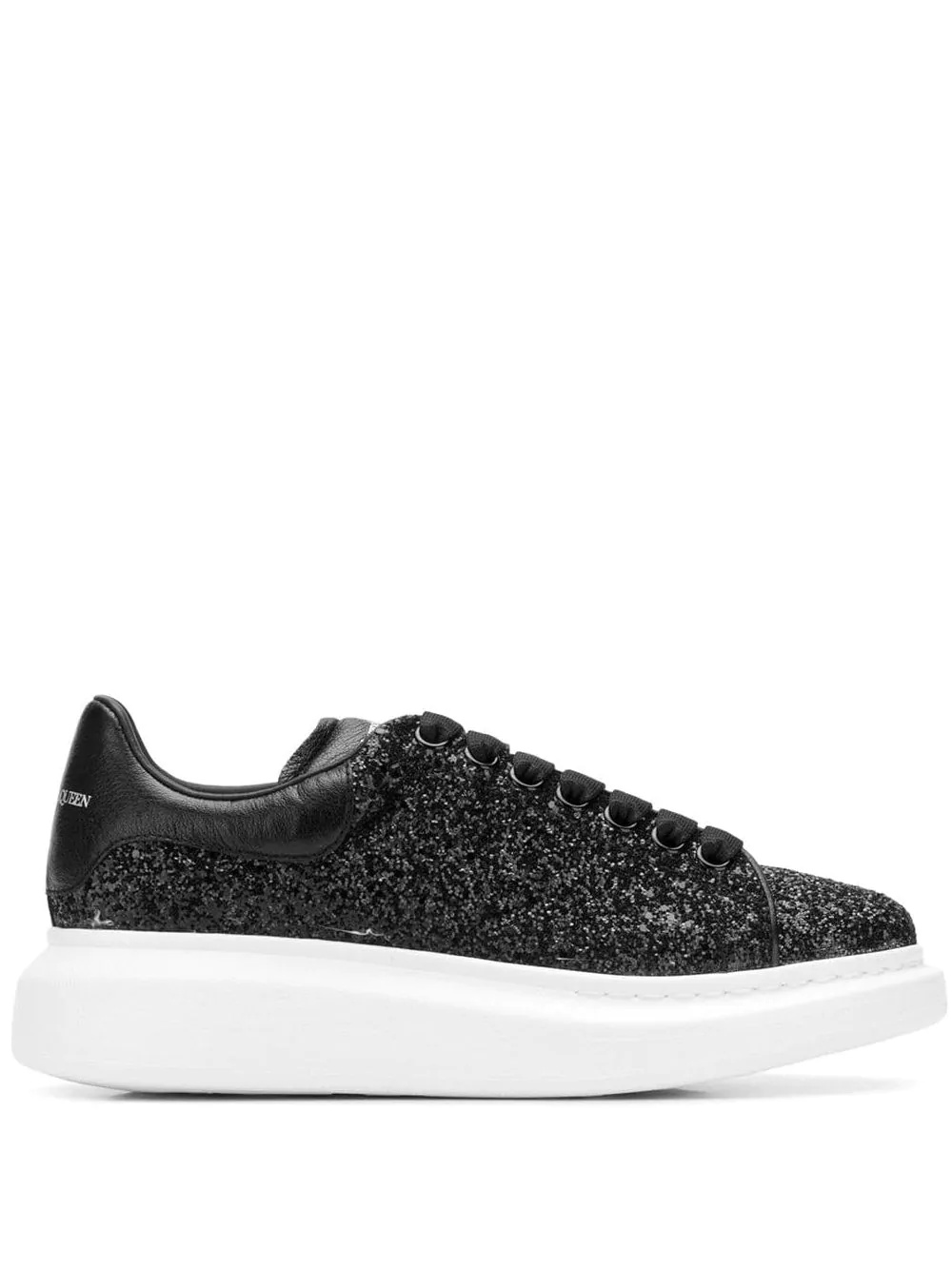 platform glitter sneakers - 1