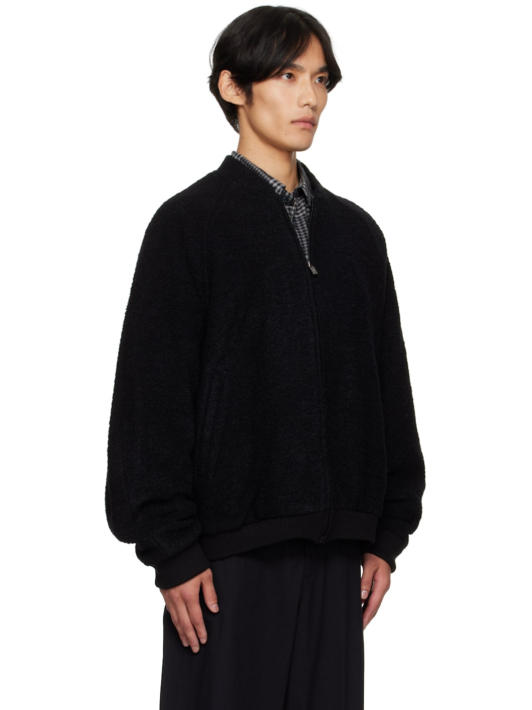 Black Raglan Jacket - 2