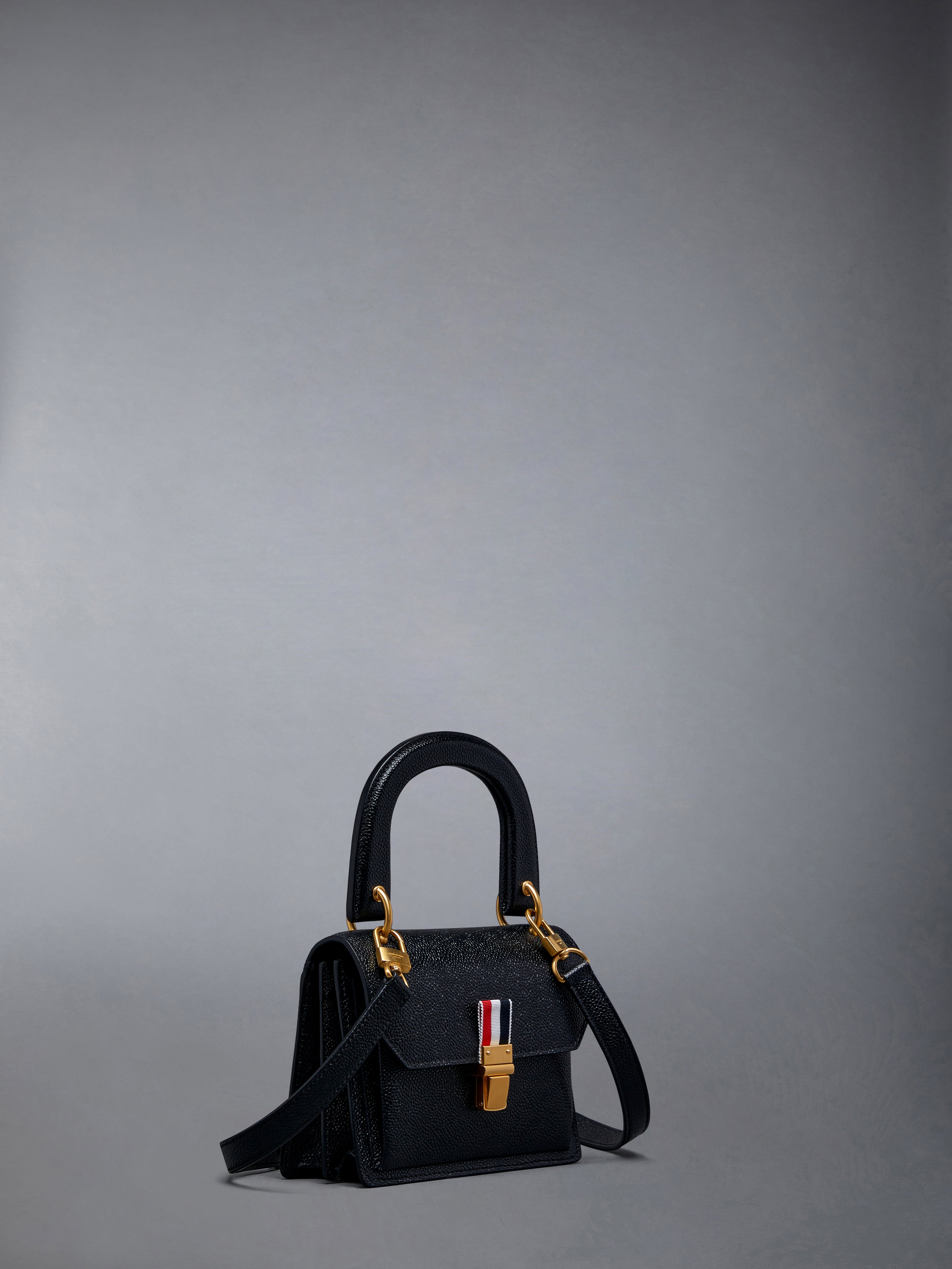 Pebble Grain Leather Mini School Bag - 2