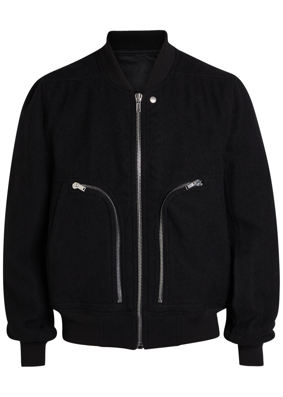 Rick Owens Bauhaus Flight Wool Bomber Jacket - 1