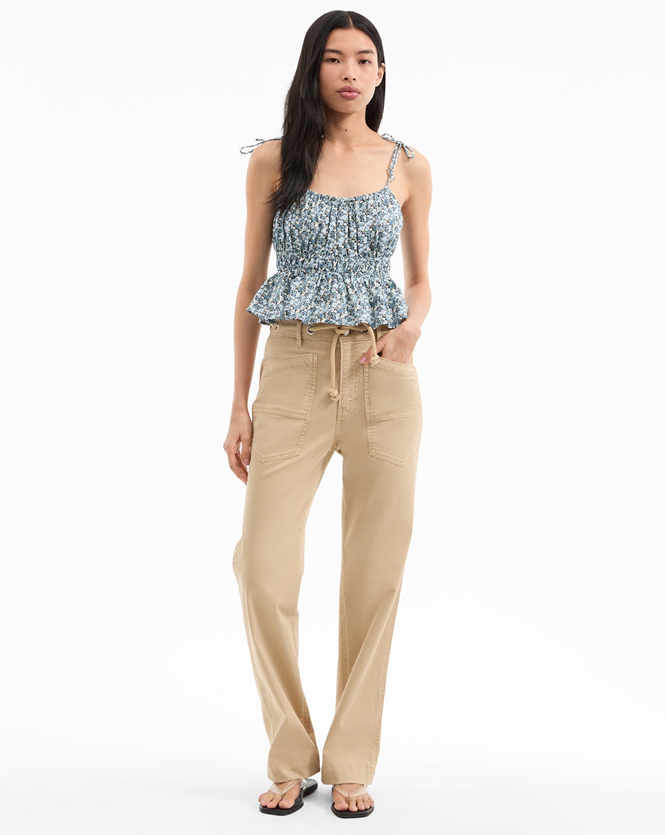 ERVING FLORAL PEPLUM TOP - 3