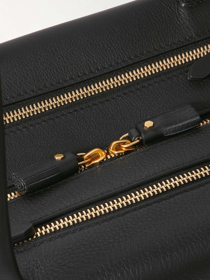 Seaton large textured-leather shoulder bag 4