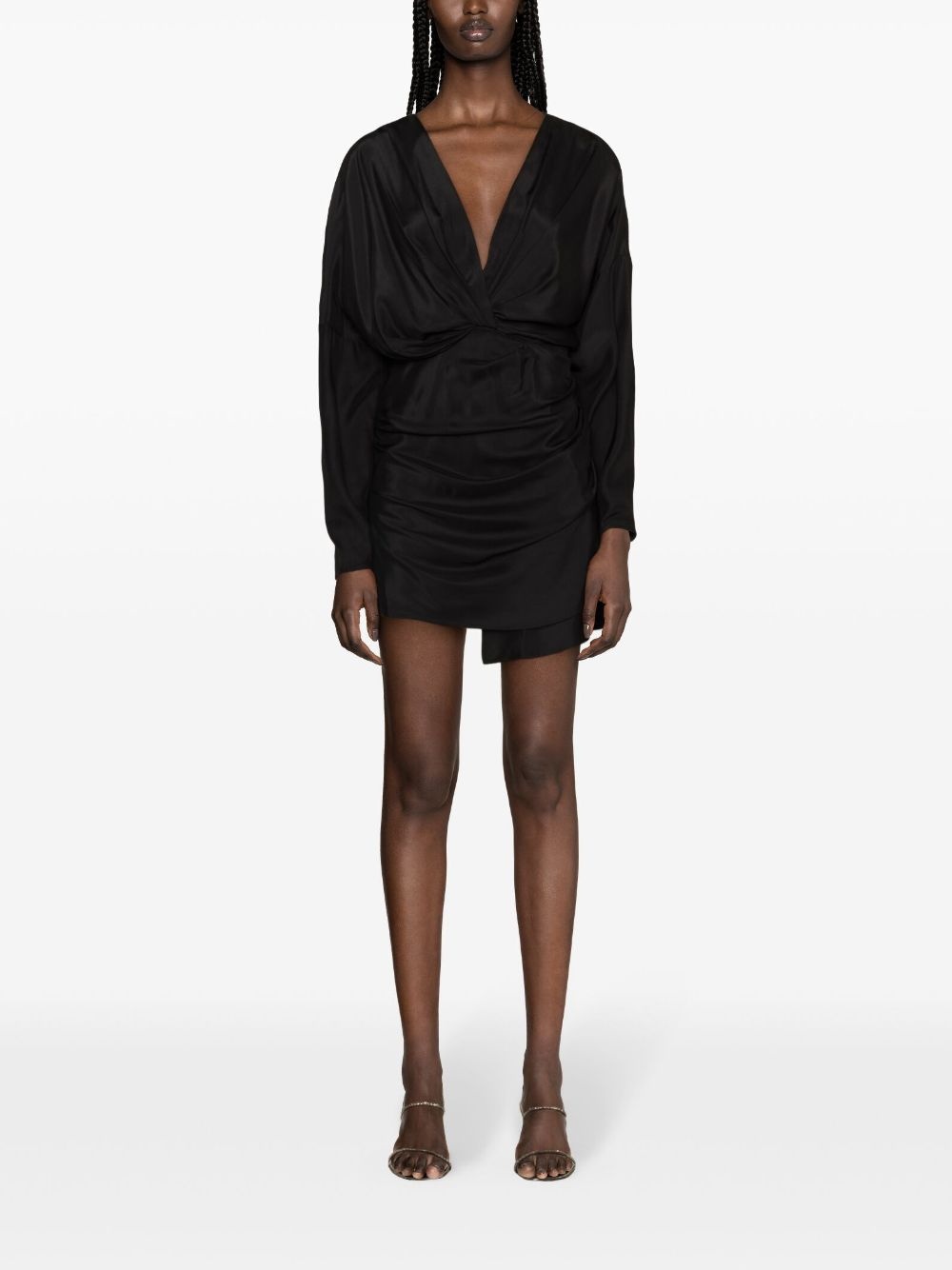 Asuka drapped silk dress - 2