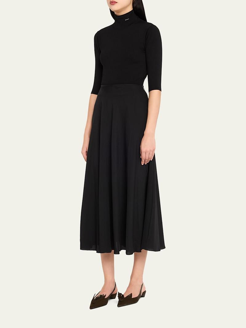 Prada Suede Flower Slingback Pumps outlook