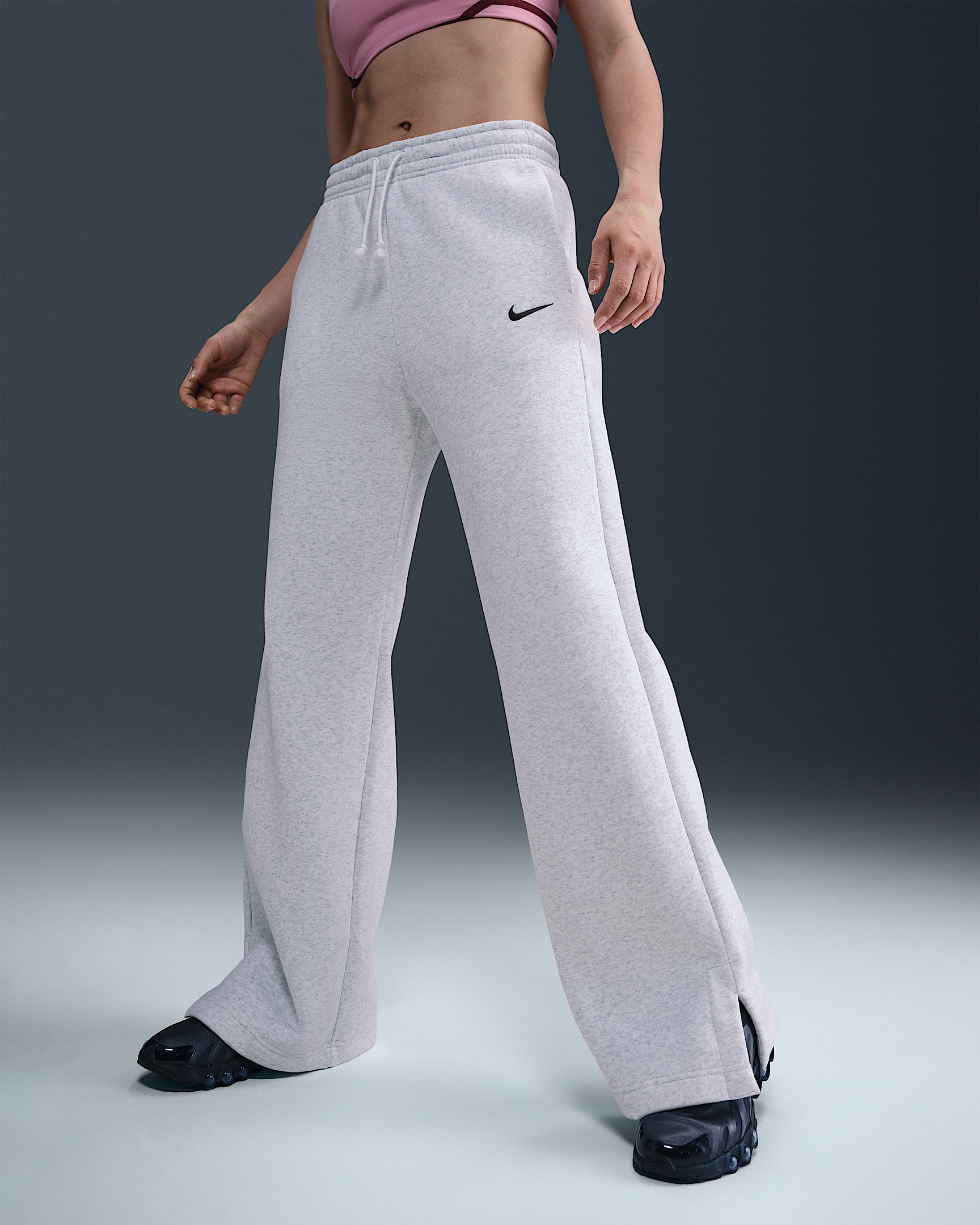 Nike Sportswear Phoenix Fleece Women's High-Waisted Wide-Leg Pants - 2