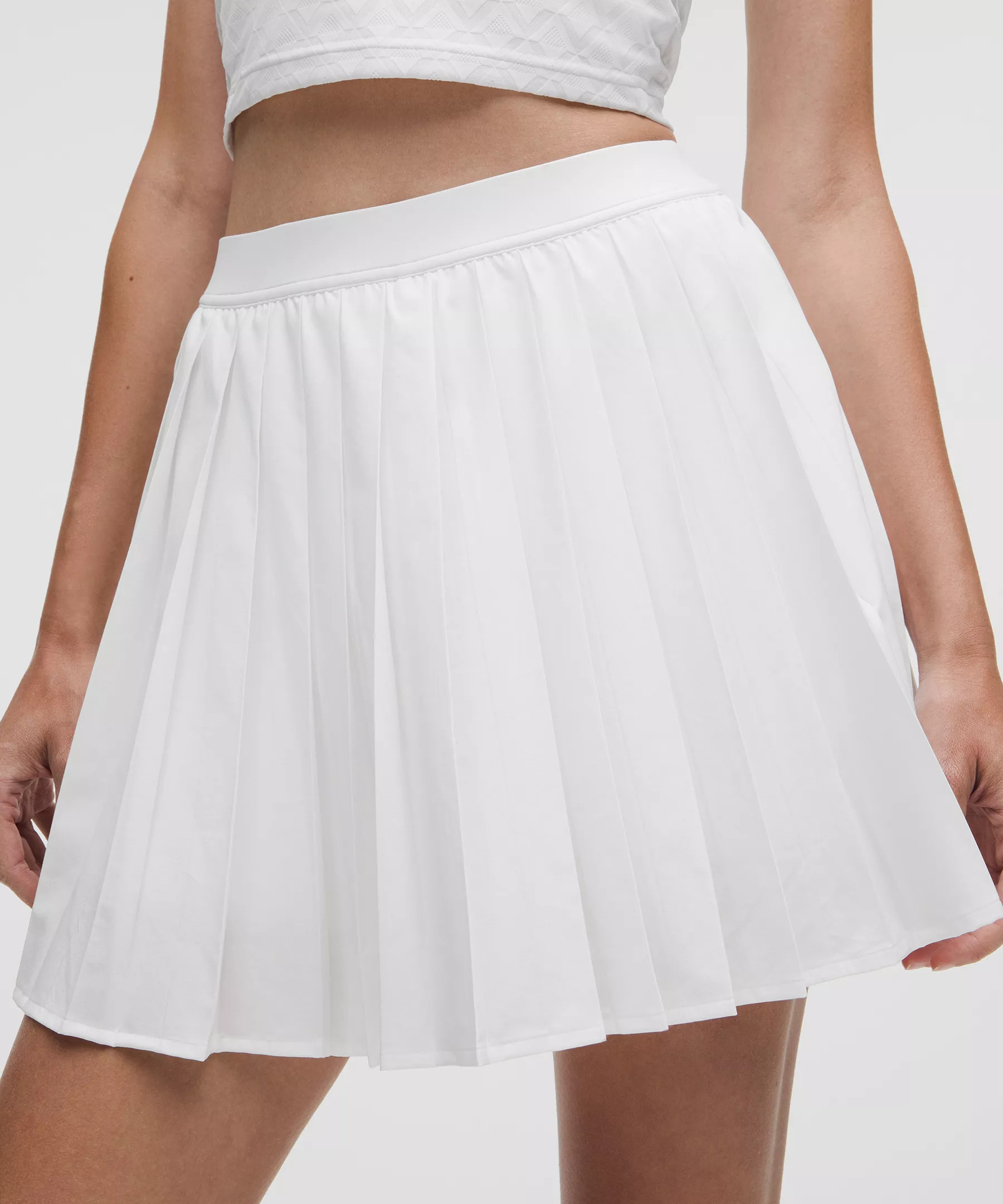 High-Rise Pleated Tennis Skirt *Long - 4