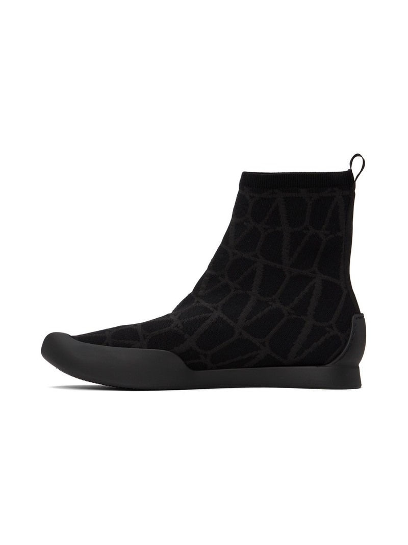 Valentino Black Cityshore Sneakers outlook