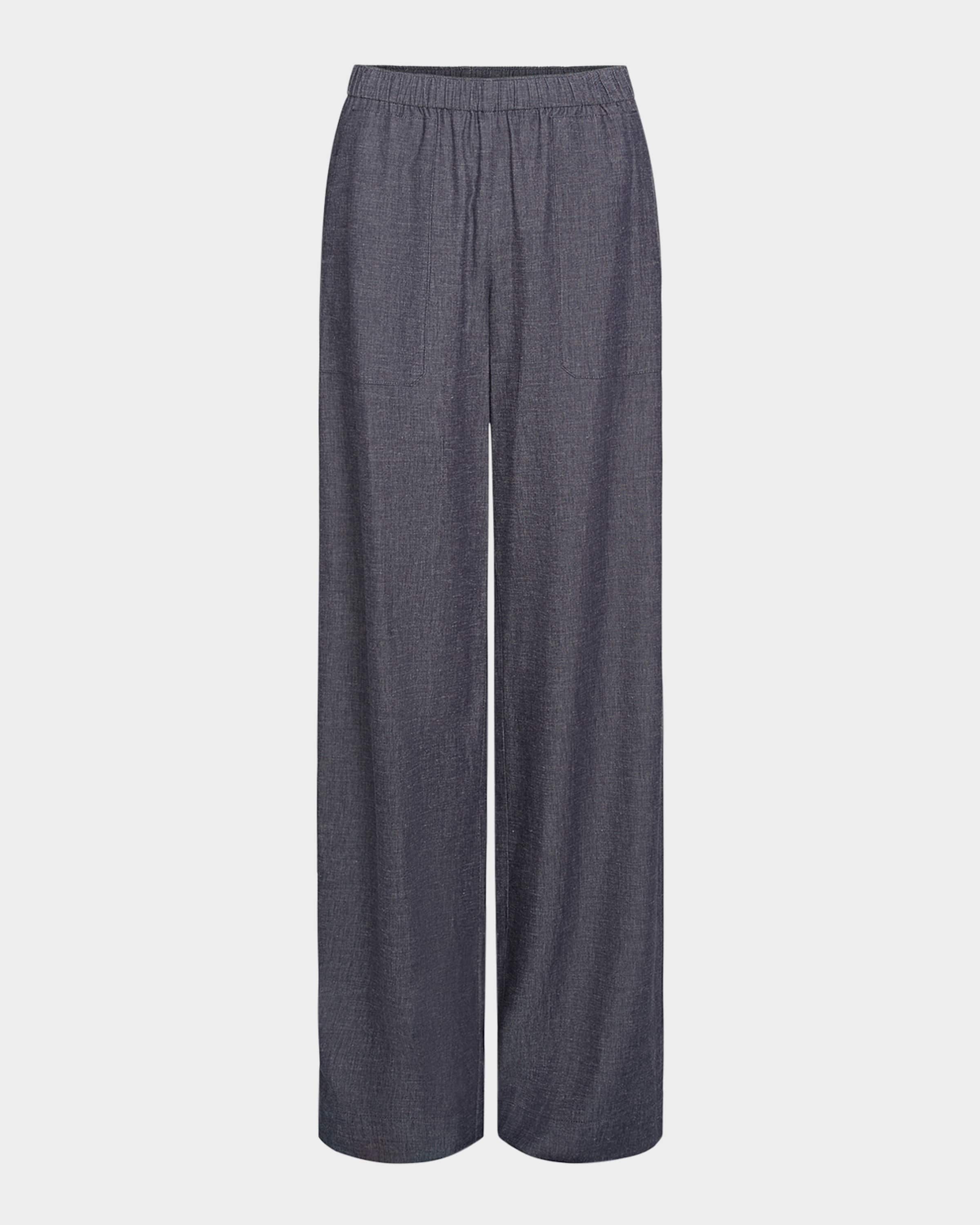 Mid-Rise Casual Pull-On Pants - 2