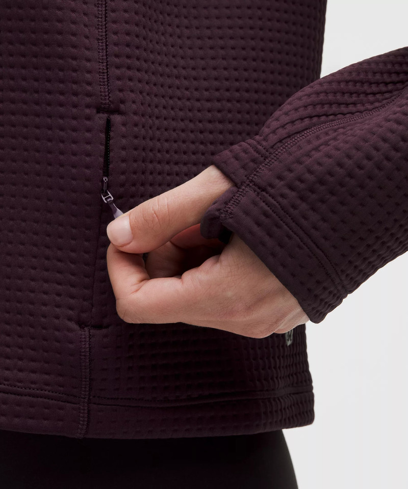 Waffle-Knit Funnel-Neck Long-Sleeve Shirt 5