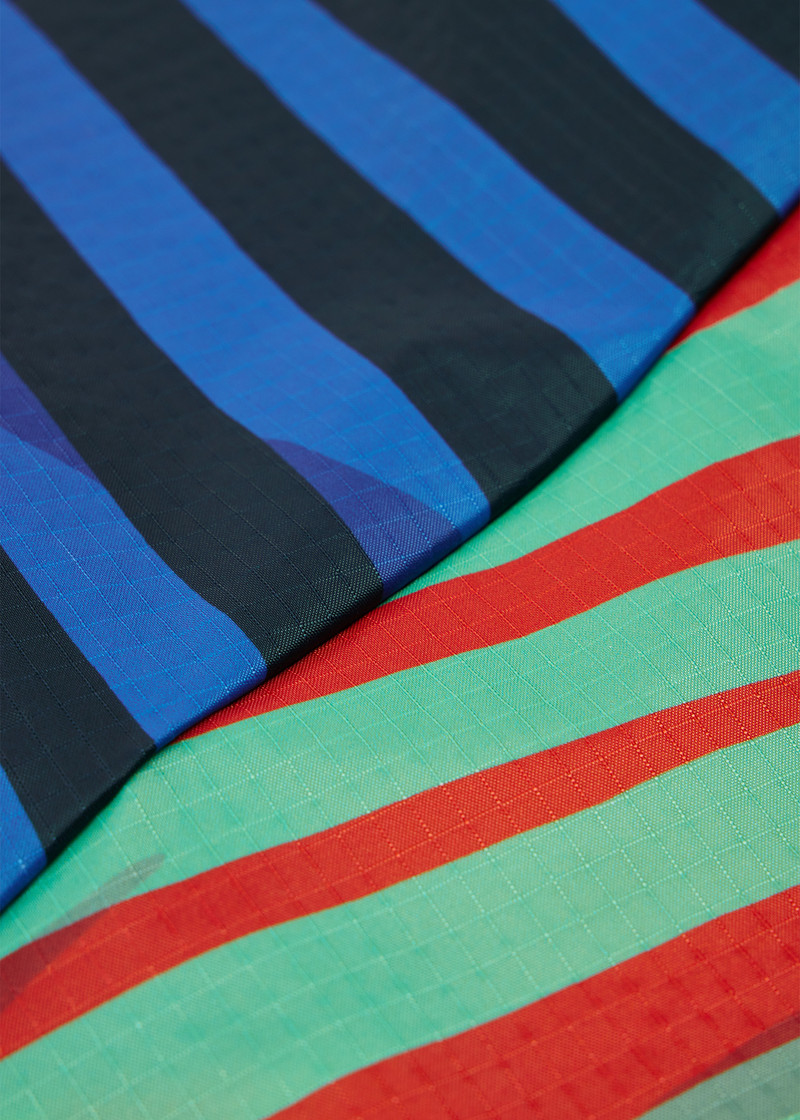 Susan Bijl x Paul Smith - Blue Mixed-Stripe 'The New Shopping Bag' Medium 3