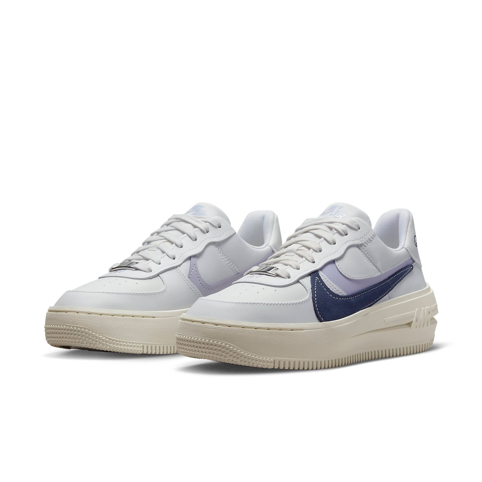 (WMNS) Nike Air Force 1 PLT.AF.ORM 'Summit White Oxygen Purple' FD0382-121 - 3