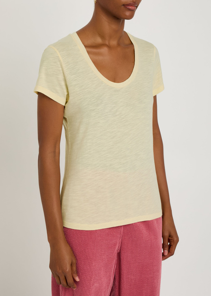 American Vintage American Vintage Jacksonville Slubbed Cotton-blend T-shirt outlook
