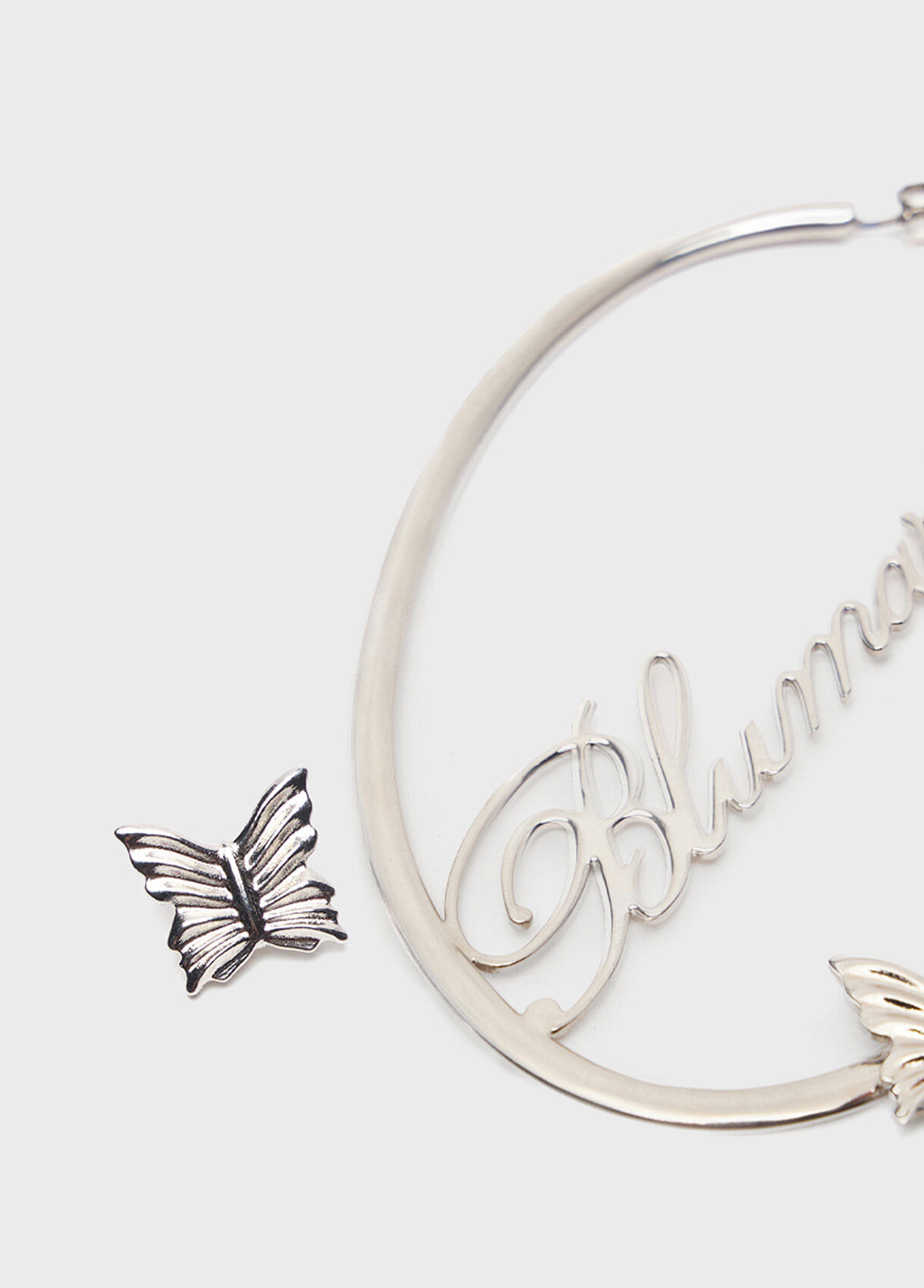 BRASS EARRINGS WITH LOGO - 4