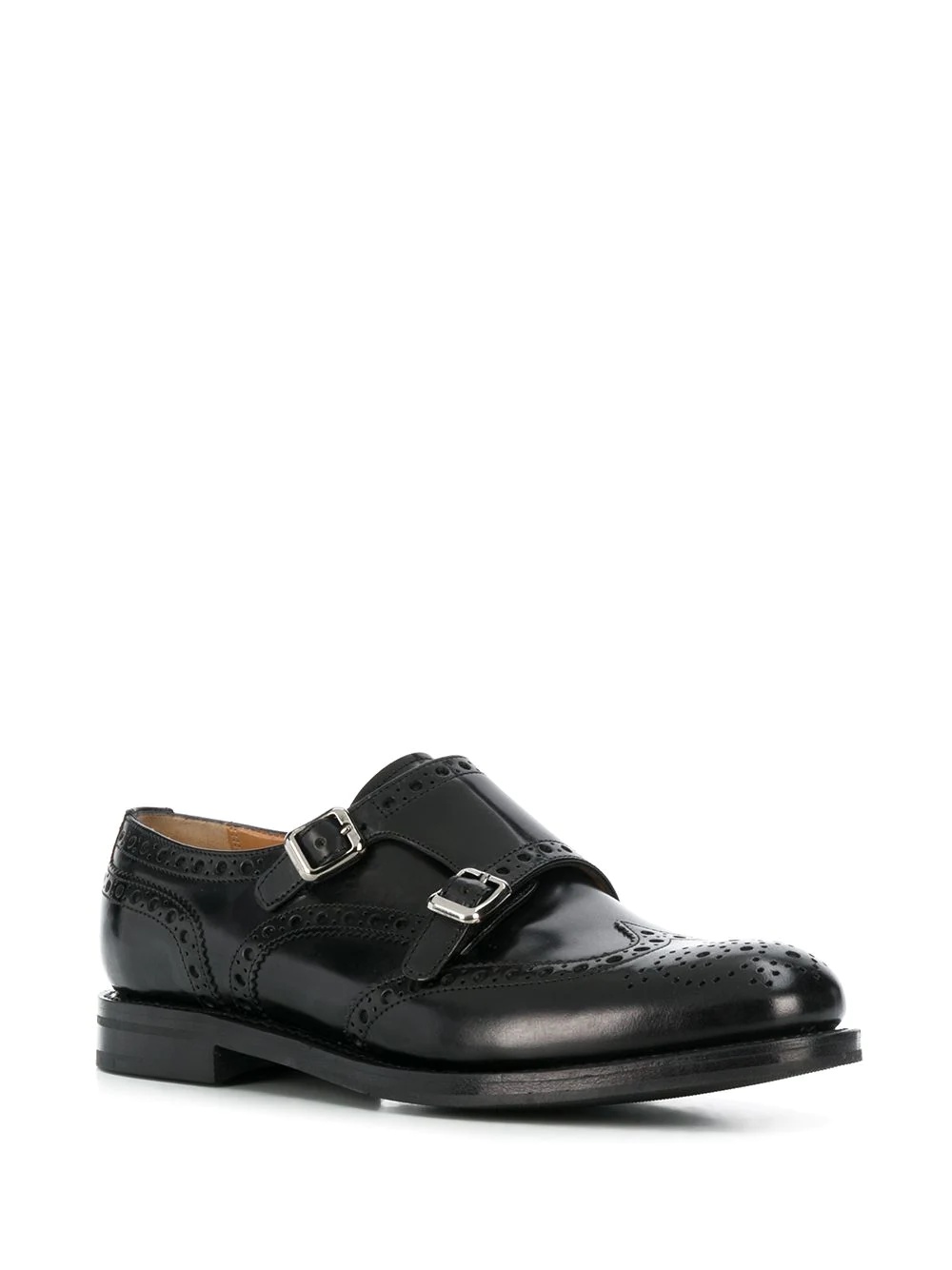 monk-strap brogue shoes - 2