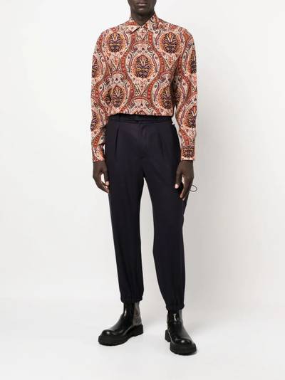 Etro paisley-print long-sleeved shirt outlook