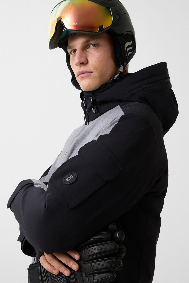 Cobeyn down ski jacket in Gray/black 6