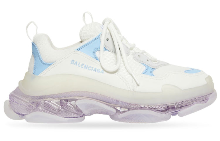 (WMNS) Balenciaga Triple S 'Clear Sole - Light Blue Purple' 544351W2GA39944 - 2