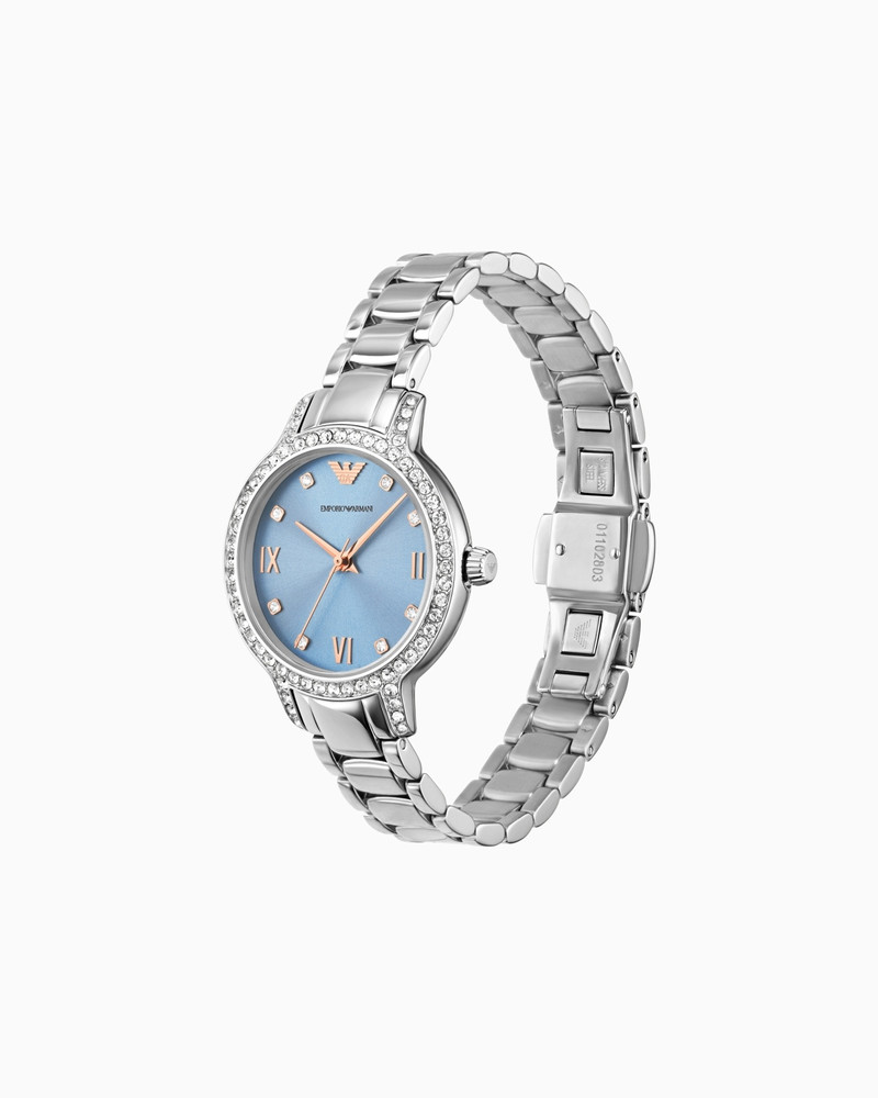 THREE-HAND STAINLESS STEEL WATCH 3