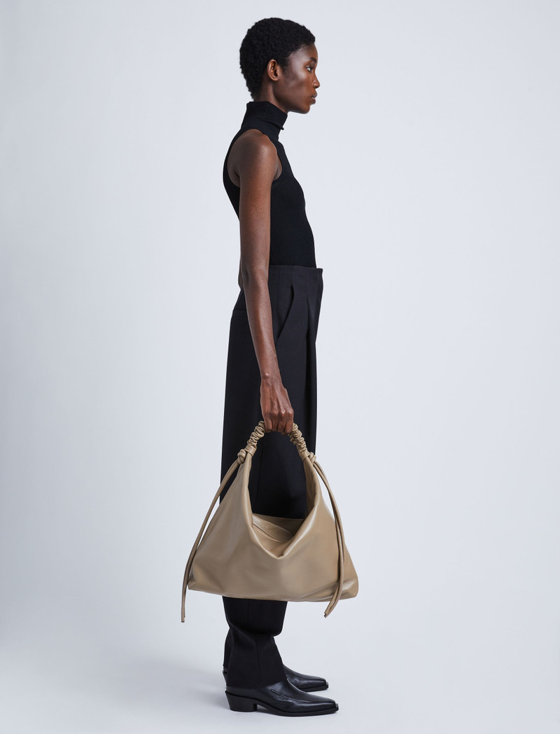 Large Drawstring Shoulder Bag 6