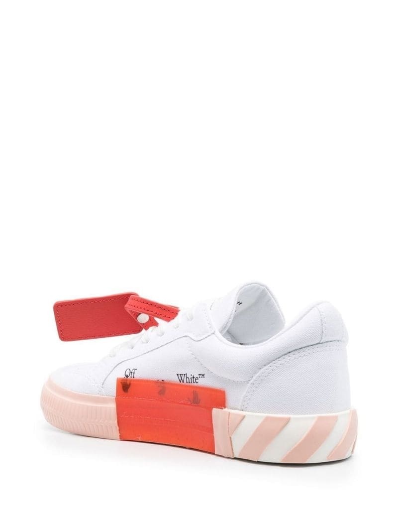 Vulcanised canvas low-top sneakers - 3