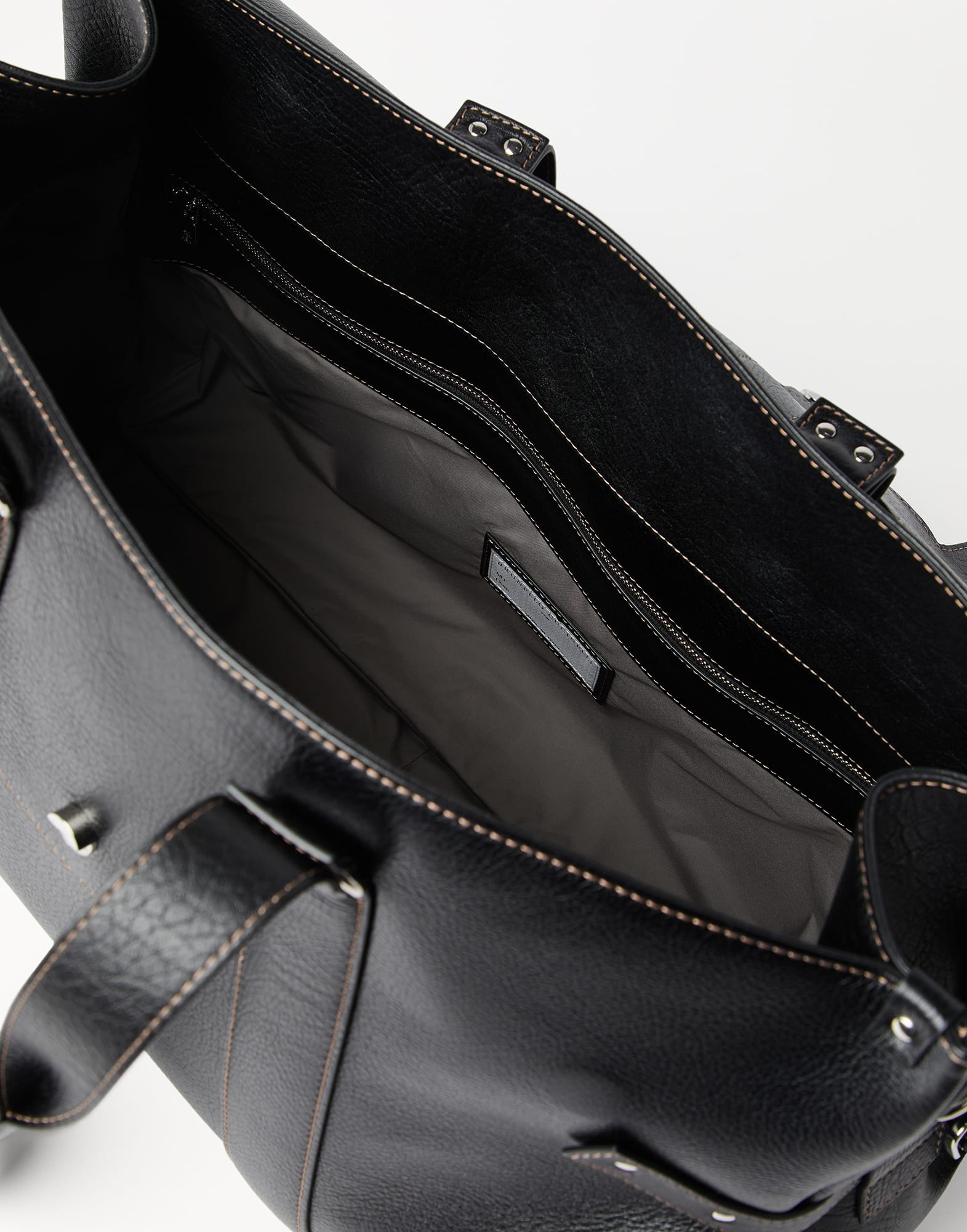 Grained calfskin Country Weekender bag - 5