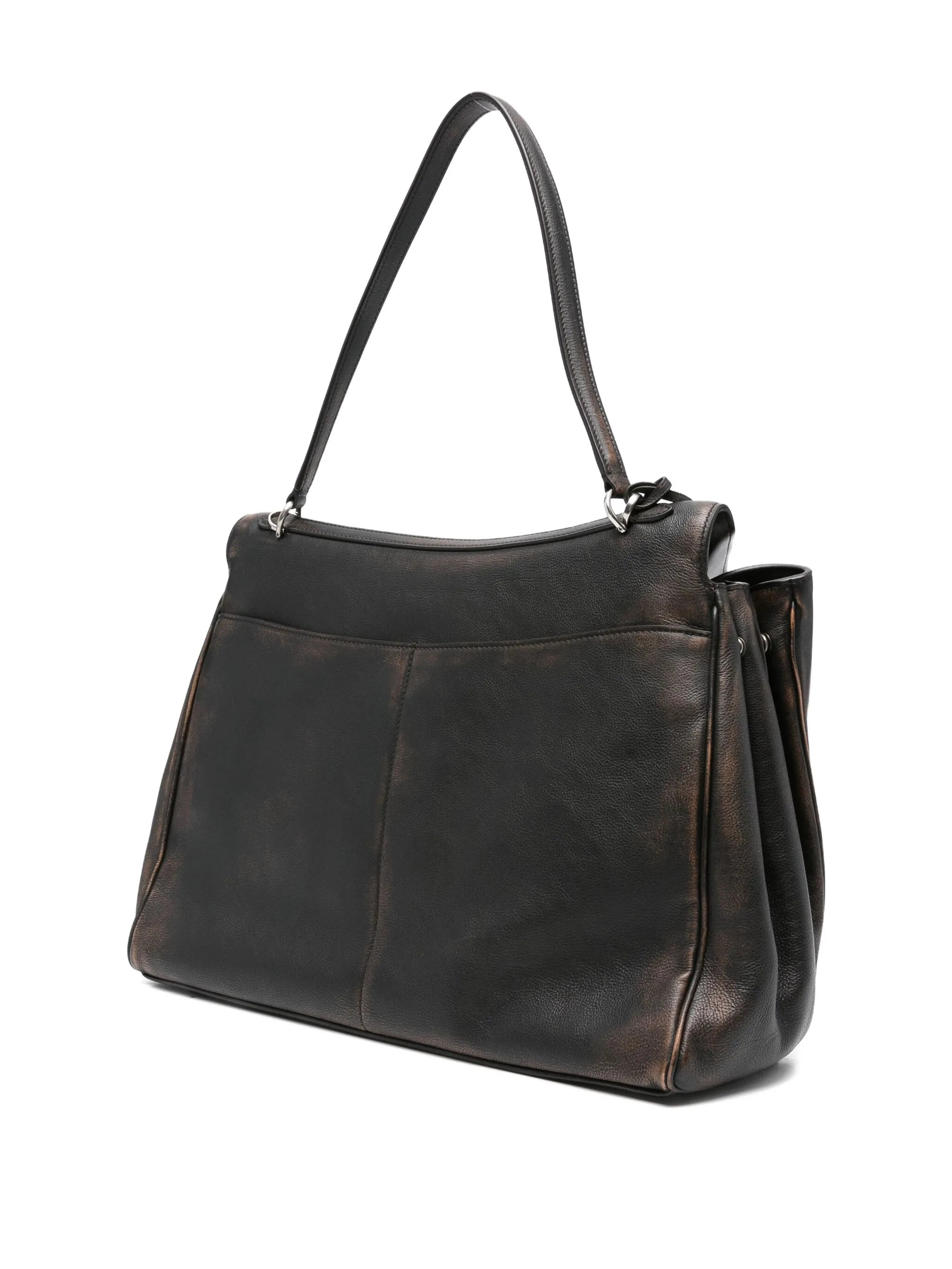 Balenciaga Rodeo Flap-closure Leather Shoulder Bag - 2