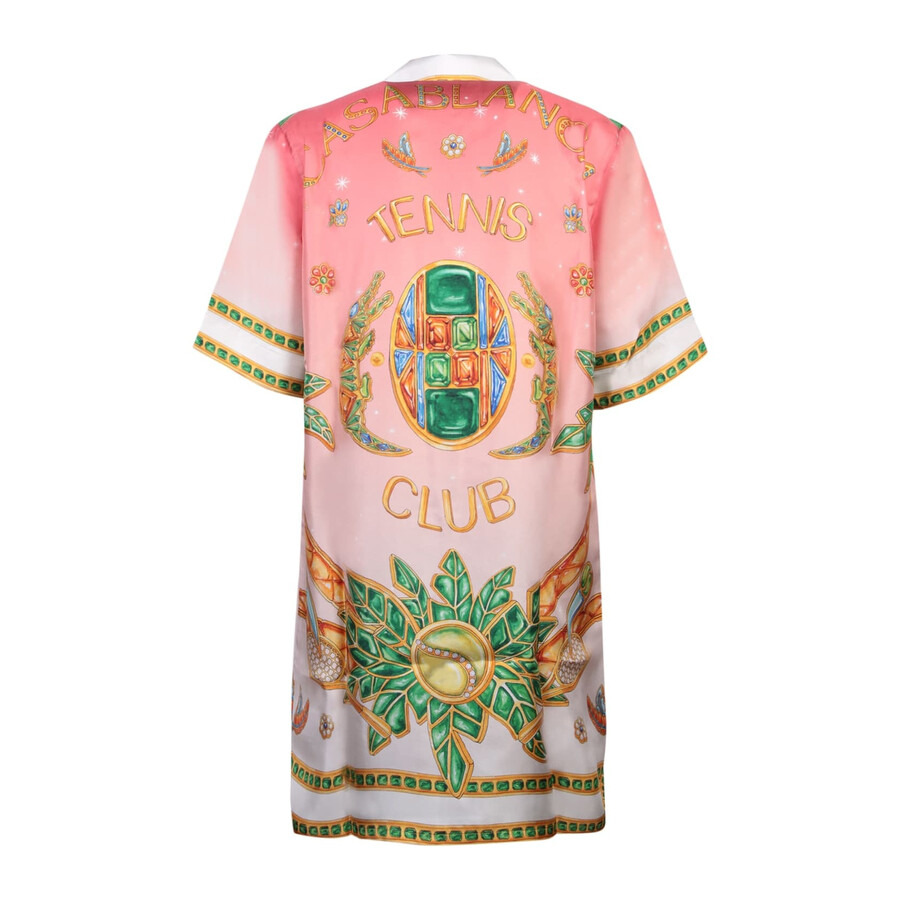 Casablanca Ladies Pink Joyaux D'Afrique Silk Shirt - 6