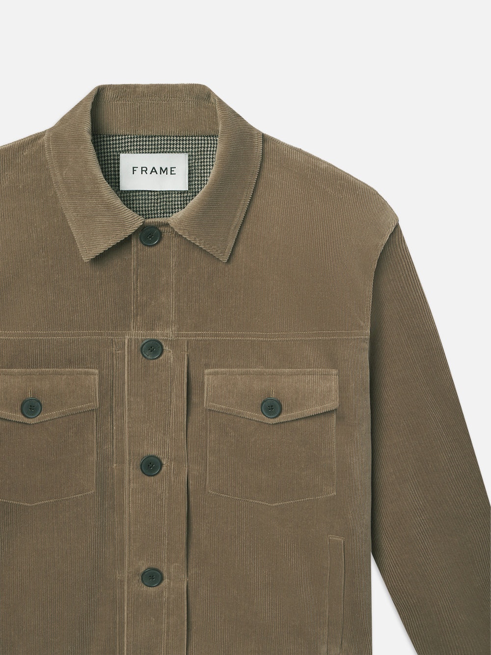 Corduroy Trucker Jacket in Soft Mocha - 2
