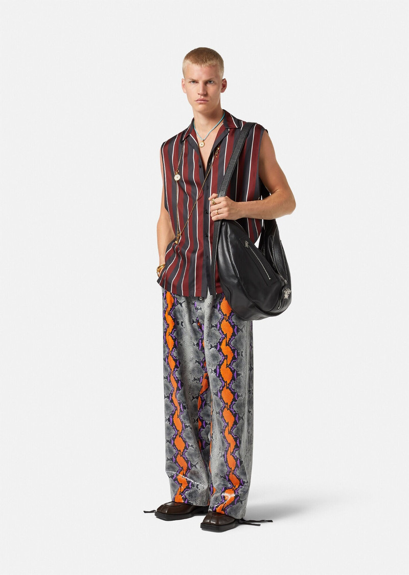VERSACE Python Greca Print Pants outlook