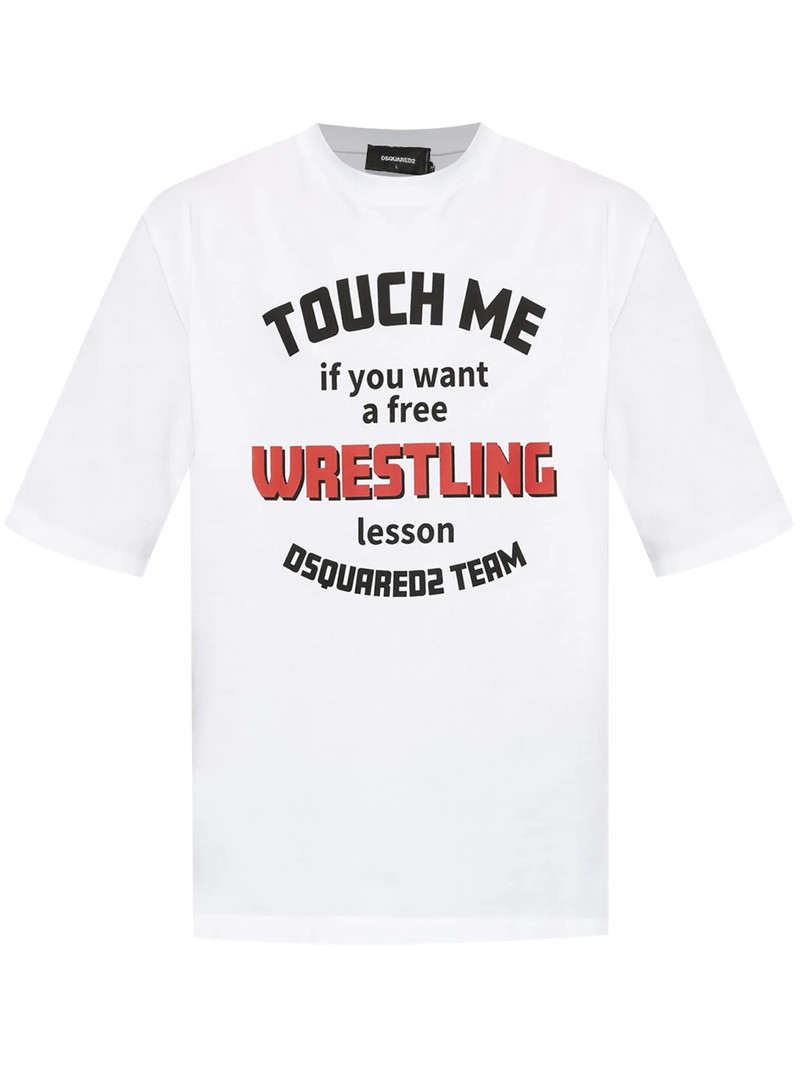 Slogan-print Cotton T-shirt 1