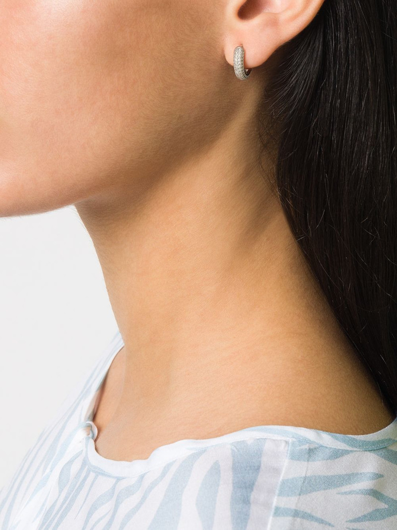 kate spade pave mini huggies earrings outlook